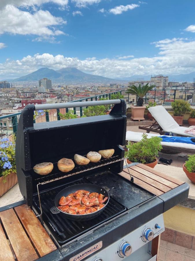A Wonderful Penthouse In Naples Apartment Exterior foto